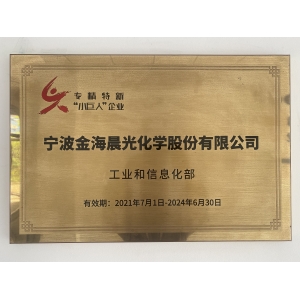 專精特新“小巨人”企業(yè)